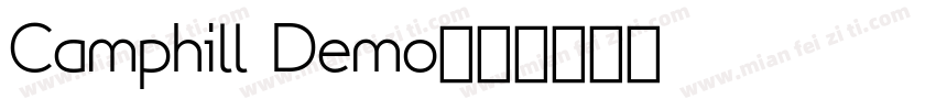 Camphill Demo字体转换